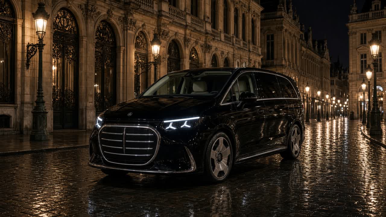 Mercedes V-Class chauffeur Brussels